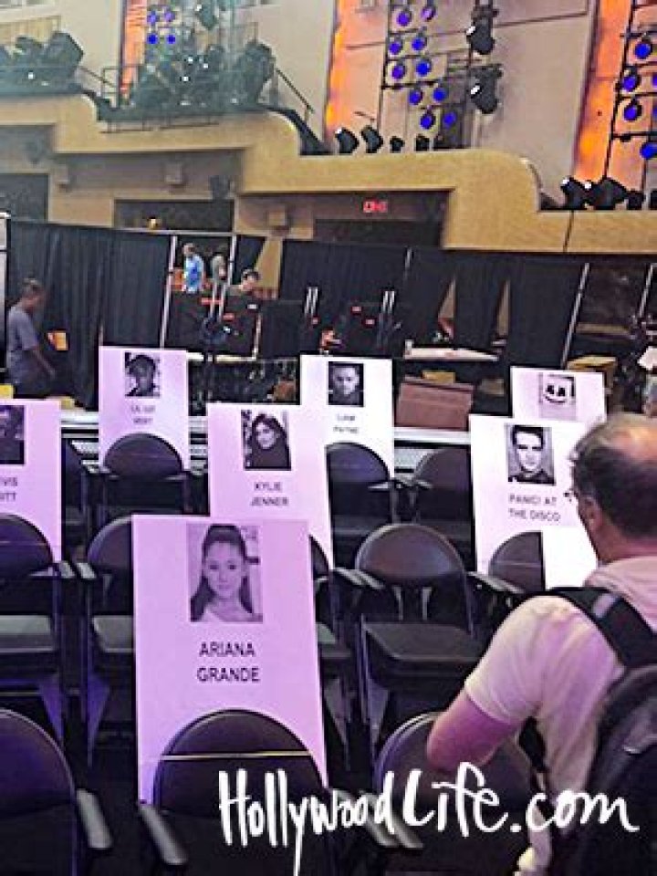 2018 VMA’s Seating– Pics