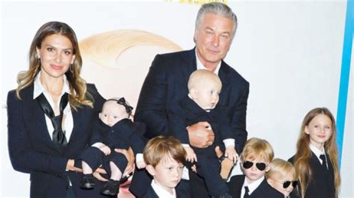 Alec, Hilaria Baldwin & All 6 Kids Rock Matching Suits For Family Night Out At Premiere — Photo
