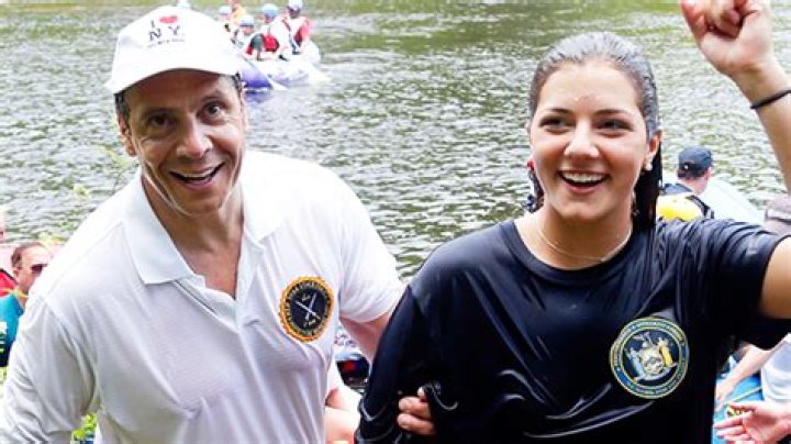 Gov. Andrew Cuomo Catches A Quick Catnap With Daughter Before Resuming Pandemic Fight