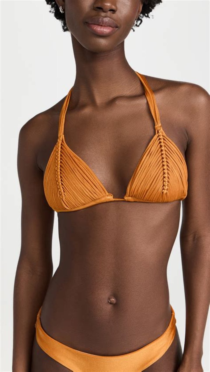 5 Triangle Bikinis Under $100 To Rock This Labor Day Weekend Like Amelia Hamlin