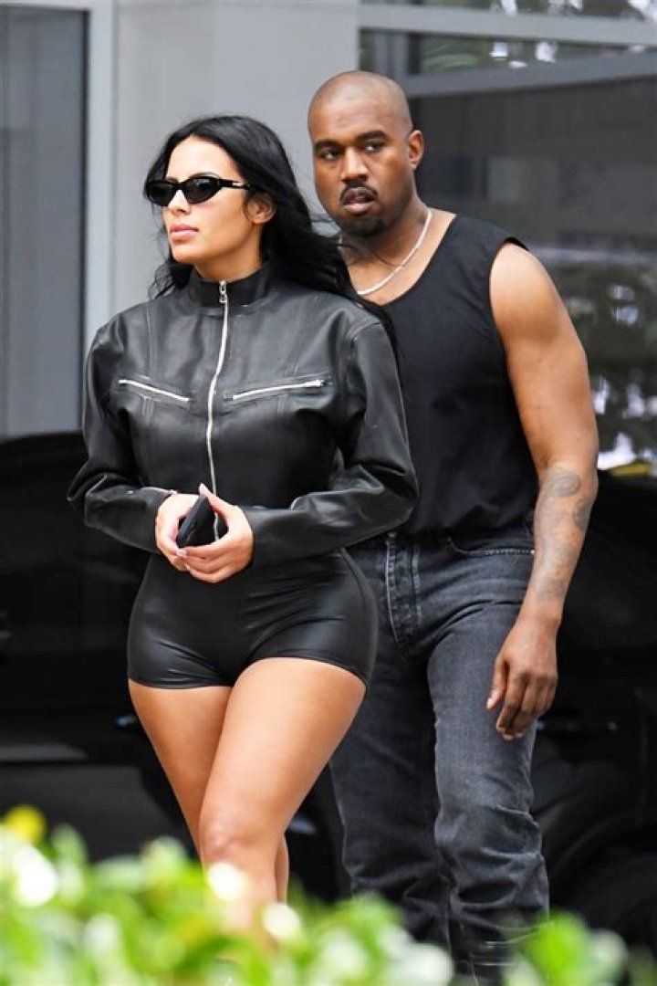 Chaney Jones Rocks Black Leather Shorts While Out With ‘Legally Single’ Kanye West