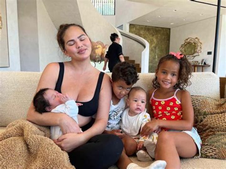 Chrissy Teigen Shares 1st Video Of All 4 Kids Playing Together: Watch