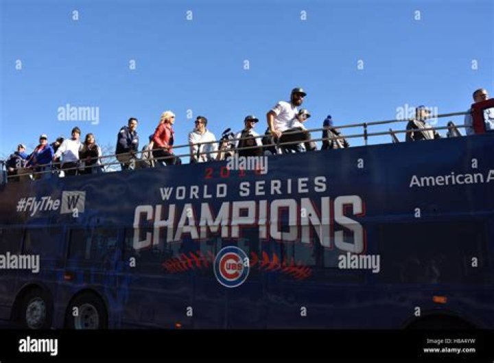 Cubs World Series Parade 2016 — Pics