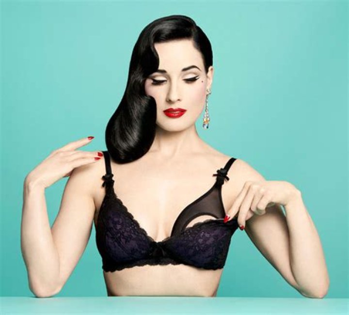 Dita Von Teese Launches Maternity Lingerie Line, Poses In Sexy Nursing Bra