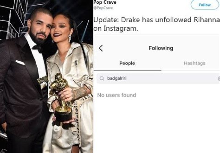 Drake Reportedly Unfollows Rihanna On Instagram After She Slams Their Friendship
