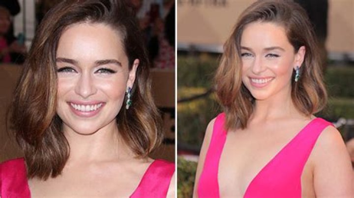 Emilia Clarke With Dark Hair — Get Exact Makeup At SAG Awards 2016 – Hollywood Life