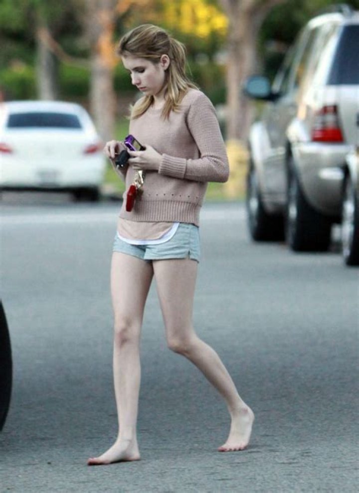 Emma Roberts Rocks Short Shorts To Kick Off The Morning 2 Mos. After Giving Birth – See Pic