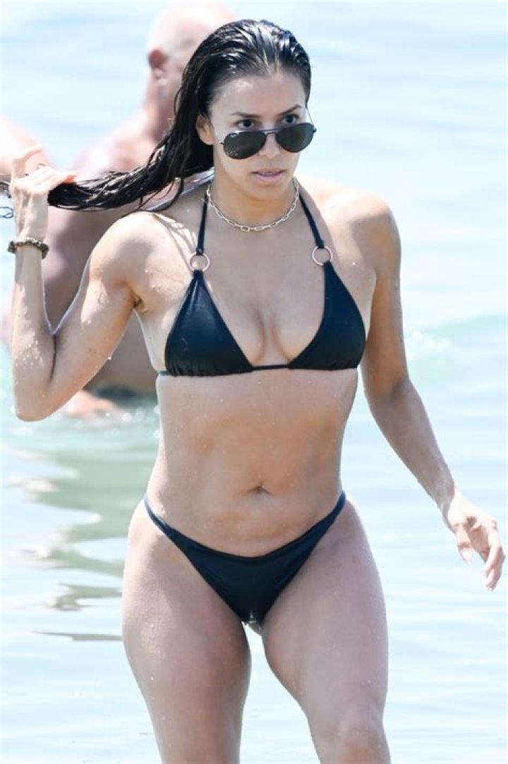 Eva Longoria, 47, Wears Black Bikini As She Takes A Dip With Son Santiago, 4: Photos