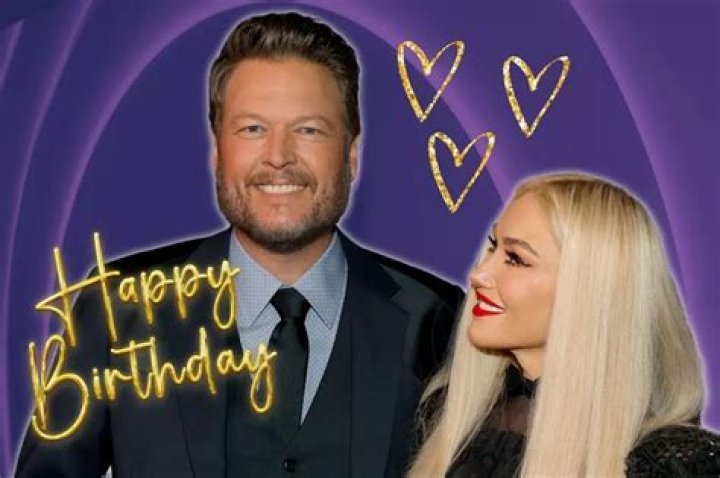 Gwen Stefani & Blake Shelton Share A Sweet Kiss As She Showers Him With Love On His 43rd Birthday