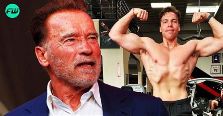 Joseph Baena, 23, Channels Dad Arnold Schwarzenegger By Going Shirtless For Intense Workout — Watch