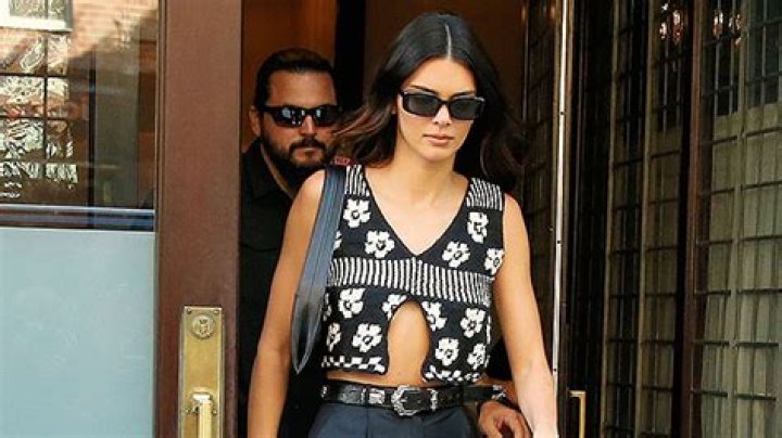 Kendall Jenner Wears Knitted Keyhole Crop Top On Shopping Day In NYC: Photo