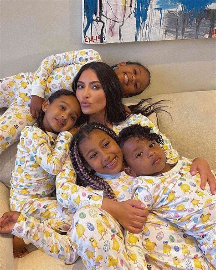 Kim Kardashian Gushes Over ‘Beautiful Girl’ Dream, 4, As Saint, 5, Psalm, 1, & Reign, 6, Play After Sleepover