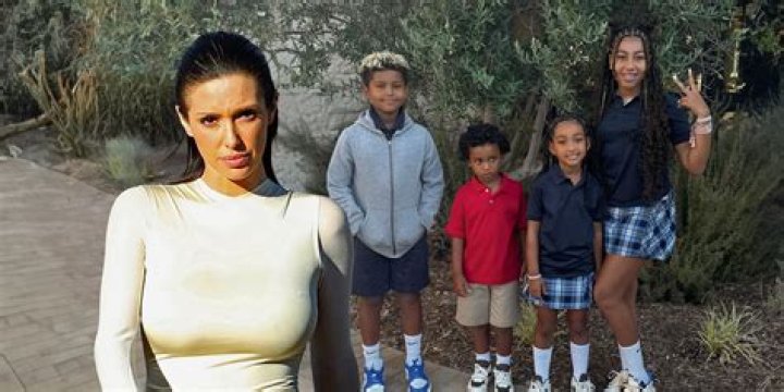 Kim Kardashian & Kids North, 6 & Chicago, 1, Step Out In Stylish Looks For Kanye West’s Album Listening Party 