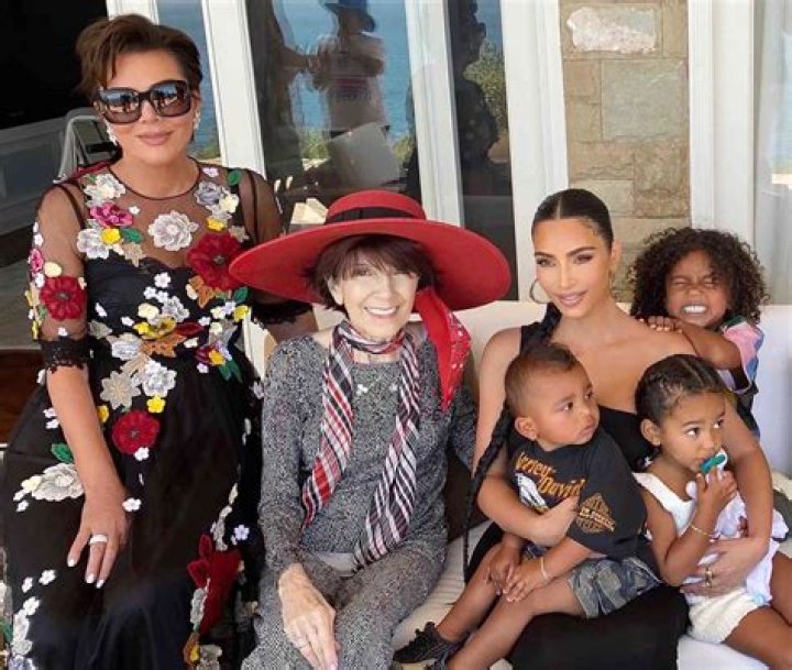 Kim Kardashian Posts Special Pics Of All Her Kids Reuniting With Great-Grandma MJ, 86