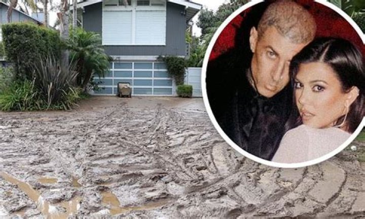 Kourtney Kardashian & Travis Barker’s 14.5 Million Santa Barbara Home Flooded In Insane Weather