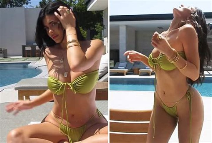 Kylie Jenner Stuns In Green Bikini Pics Taken At New Mansion – Hollywood Life