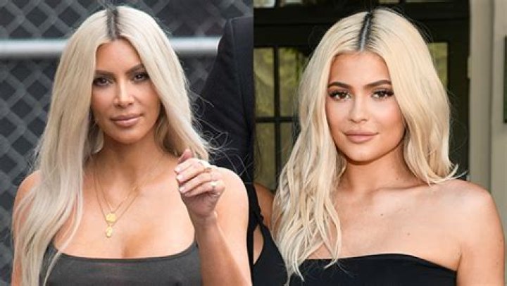 Kylie Jenner Looks Like Kim Kardashian In Black Dress With Blonde Hair – Hollywood Life