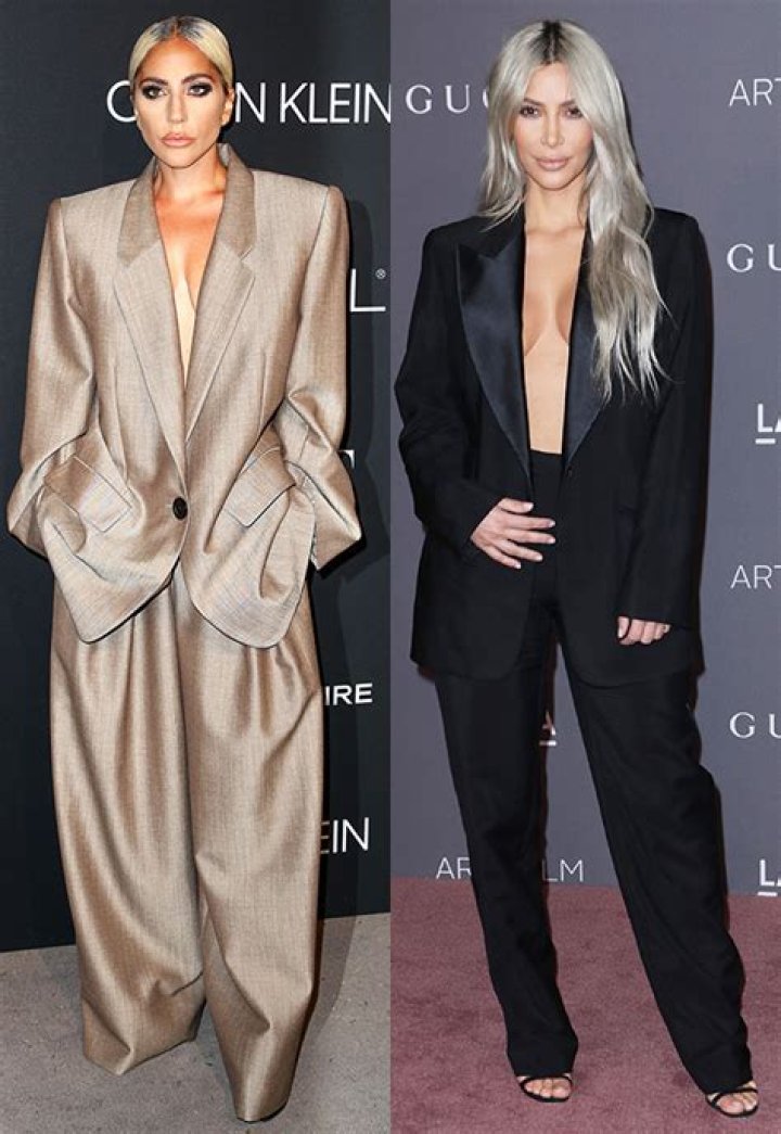 Both Rock Oversized Suits & Blonde Hair – Hollywood Life