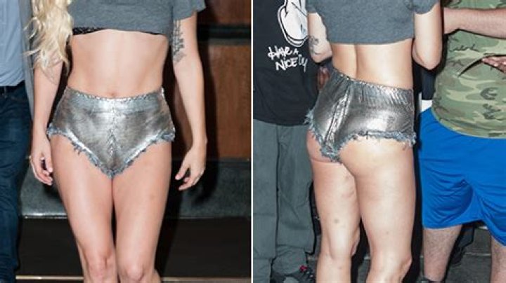 Lady Gaga’s ‘Perfect Illusion’ Outfit — Recycles Sheer Hot Pants From Video – Hollywood Life