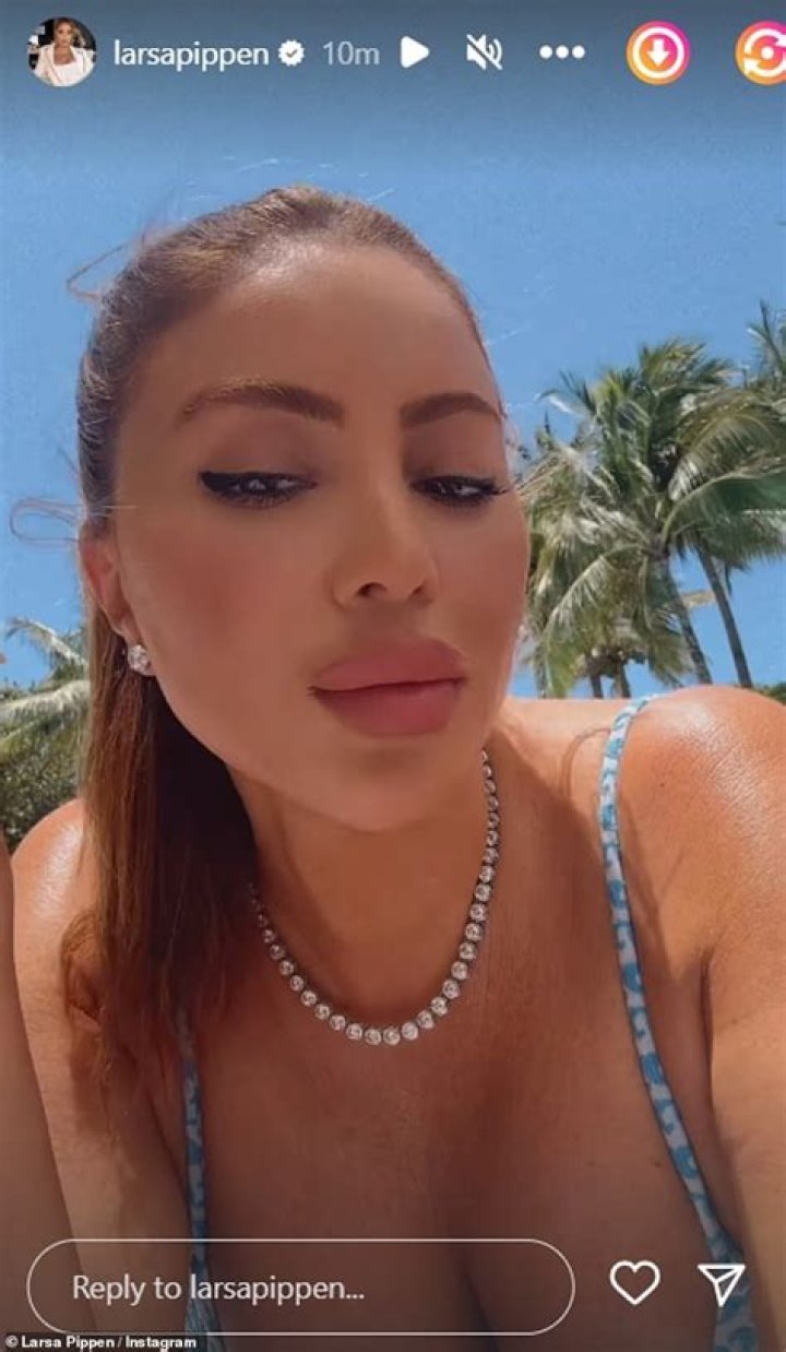 Larsa Pippen, 45, Is Vacation Goals As She Goes ‘Night Swimming’ In A Sexy Blue Bikini – See Pic