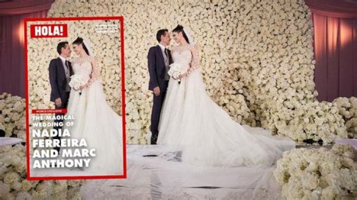 Marc Anthony Cries Over Nadia Ferreira Walking Down The Aisle: Video – Hollywood Life