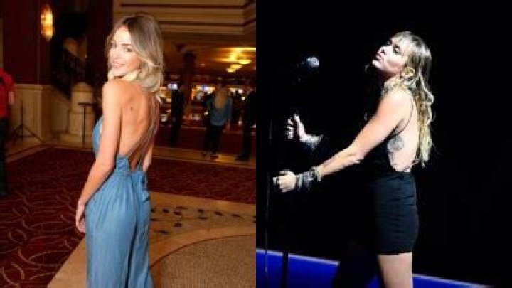 Kaitlynn Carter Lovingly Caresses Miley Cyrus Backstage At MTV Video Music Awards