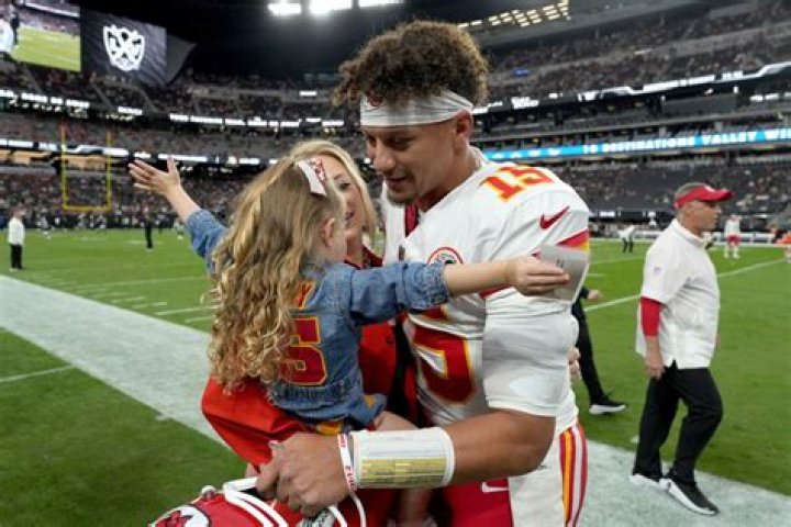 Patrick Mahomes Kisses Daughter Sterling, 1, & Wife Brittany After Winning AFC Championship: Sweet Video