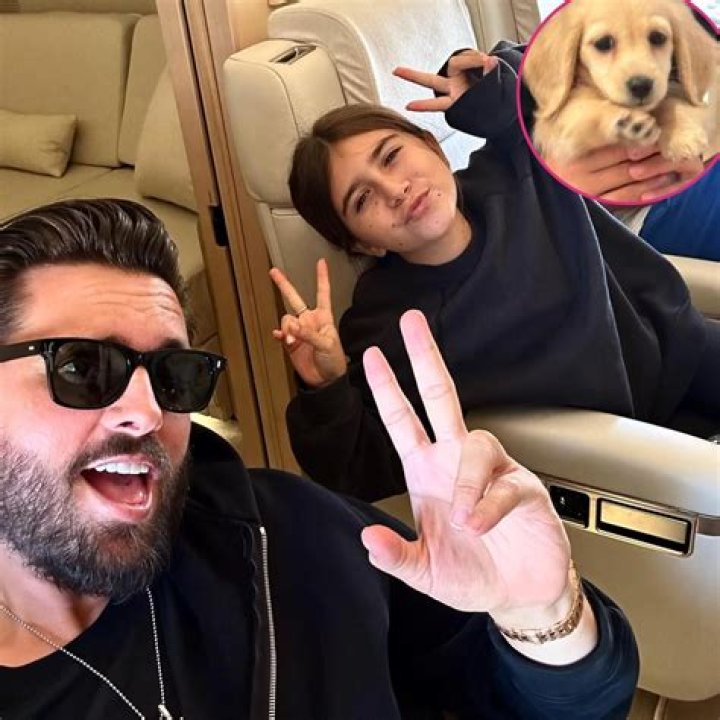 Penelope Disick, 8, Sweetly Snuggles With New Puppy In Photo By Dad Scott