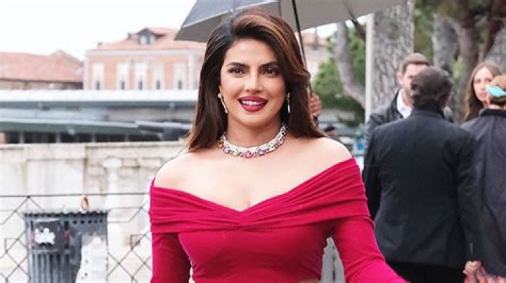 Priyanka Chopra Wows In Rose-Colored Dress At Bulgari Event In Venice – Hollywood Life