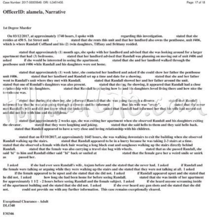 Randall Coffland Found In Bathtub — See Police Report From Murder-Suicide – Hollywood Life