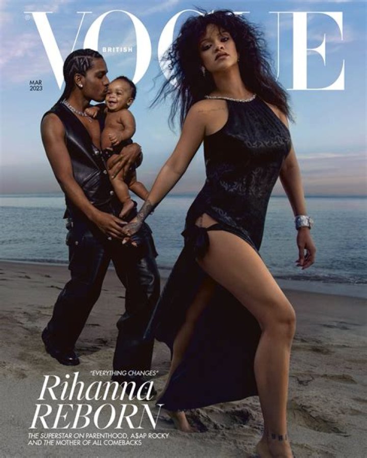 Rihanna & Son Cover ‘Vogue’ With A$AP Rocky – Hollywood Life