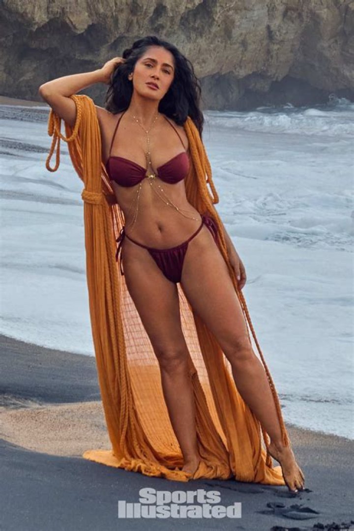 Salma Hayek, 54, Stuns In Red Swimsuit As She Lounges In A Hammock — See Pic