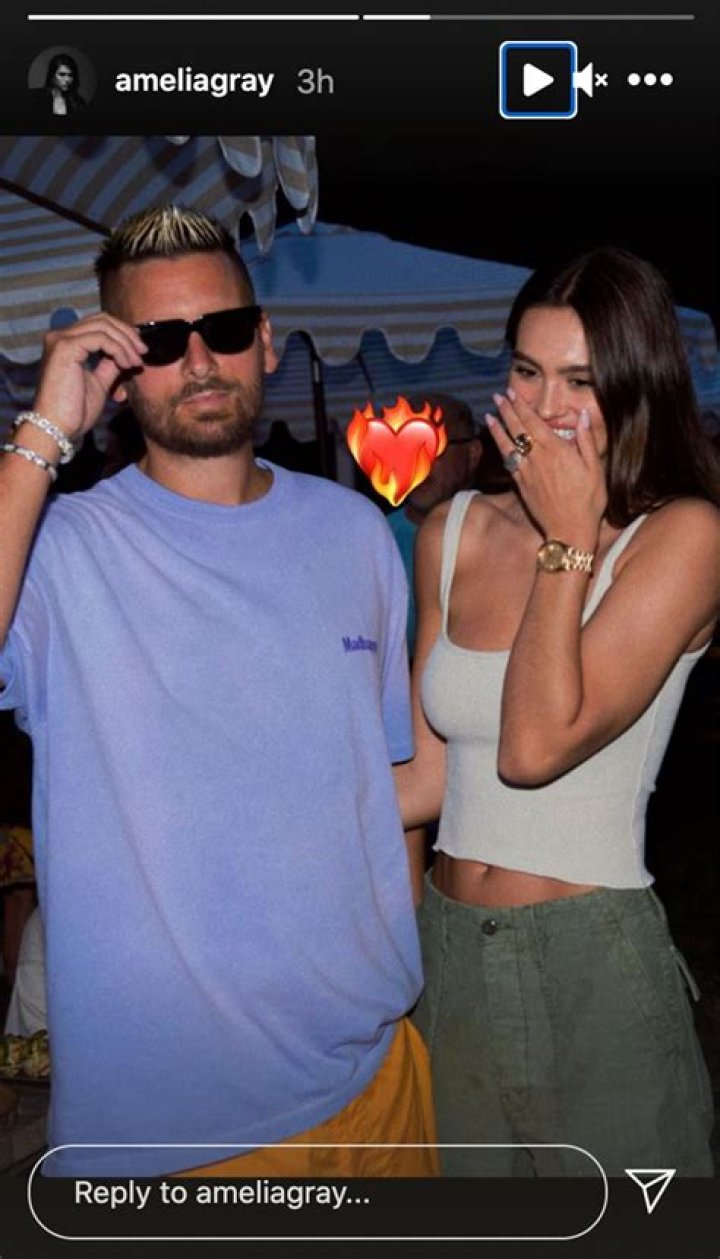 Scott Disick Leaves Cryptic Message On Amelia Hamlin’s Sexy New Instagram Pic Amid New Romance