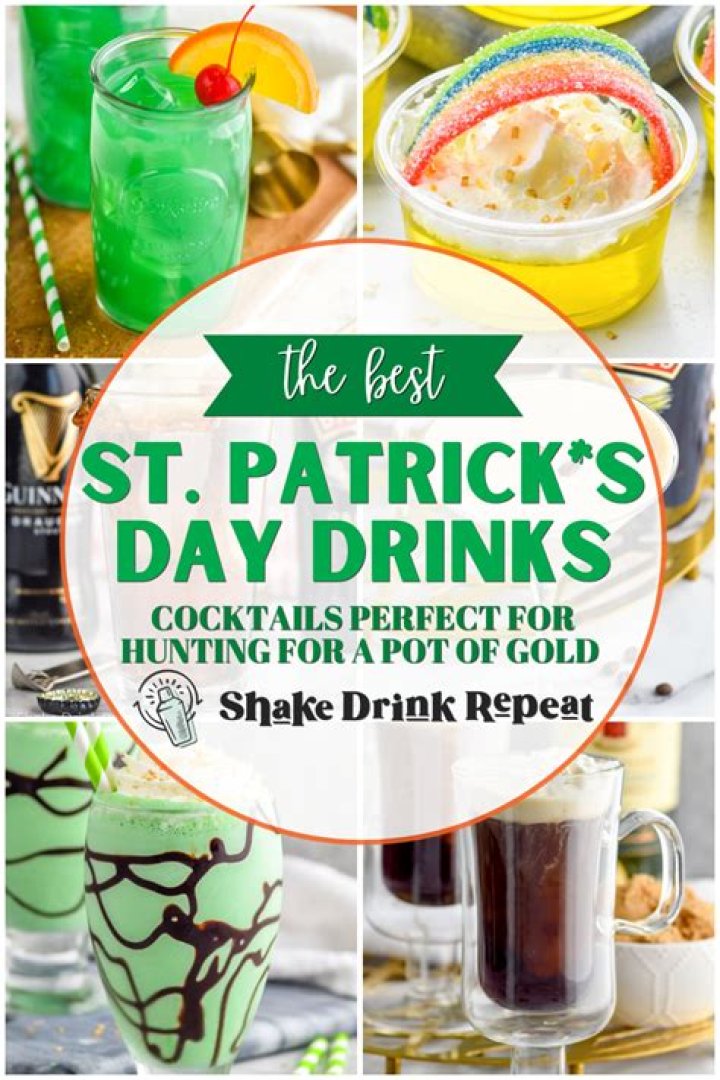 40 Delicious St. Patrick’s Day Cocktail Recipes That Will Make You Feel Like You Struck Gold