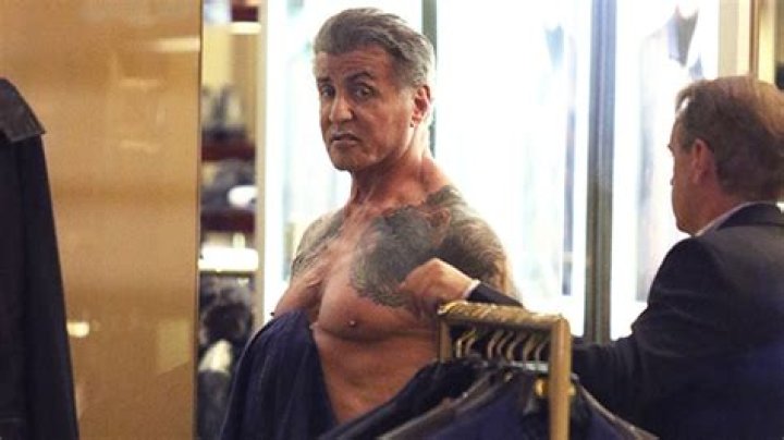 Sylvester Stallone Goes Shirtless To Show Off Ripped Chest & Tattoos – Hollywood Life