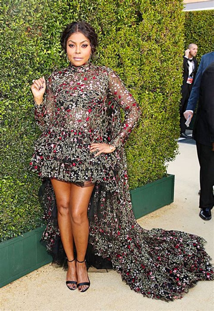Taraji P. Henson’s Fierce In A Floral Gown On The 2018 Emmys Red Carpet — Pics