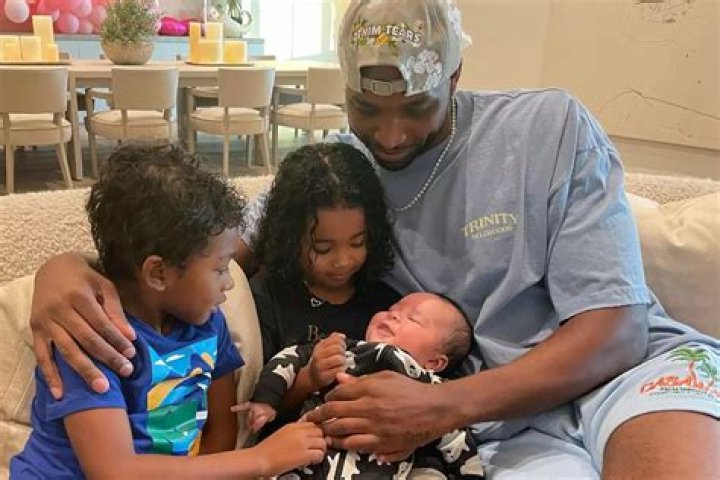 Tristan Thompson Snuggles Son Tatum In 1st Birthday Tribute: ‘You Are My Gift’